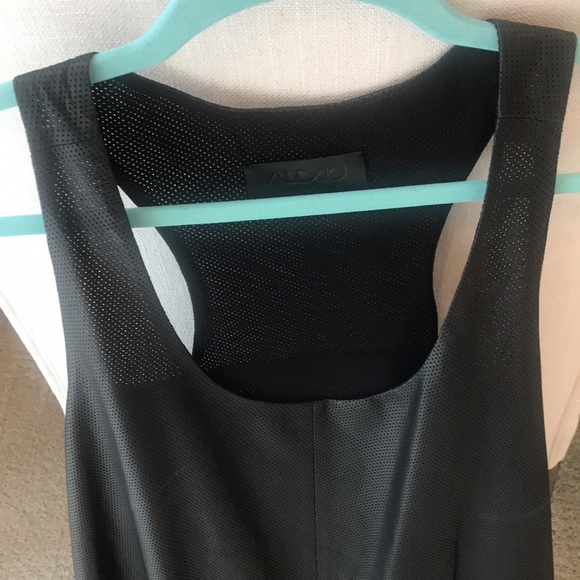 Alexis Black Leather Racer Back Top. Medium. New with Tags. - Picture 9 of 12